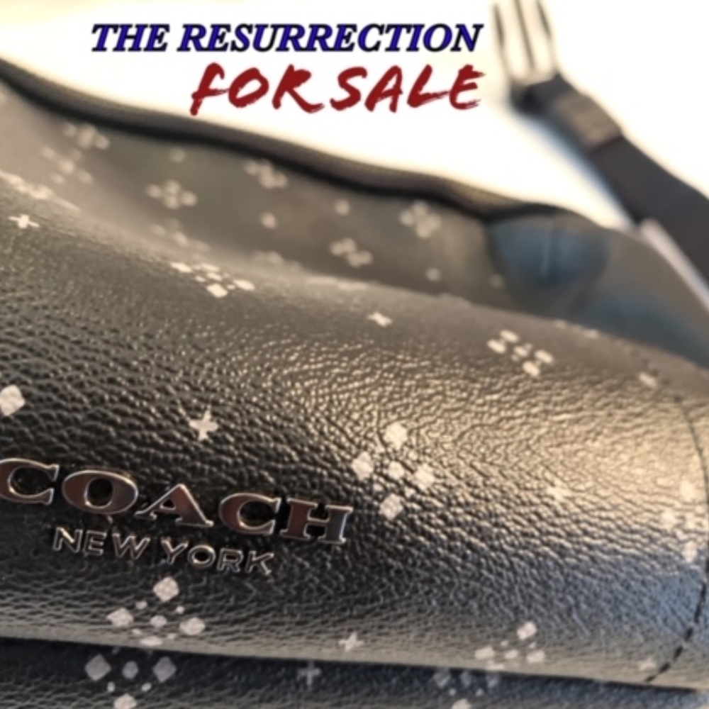 New Coach leather waist bag